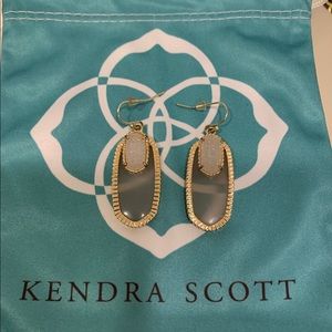 Kendra Scott Gold and Drusy Stone Earrings